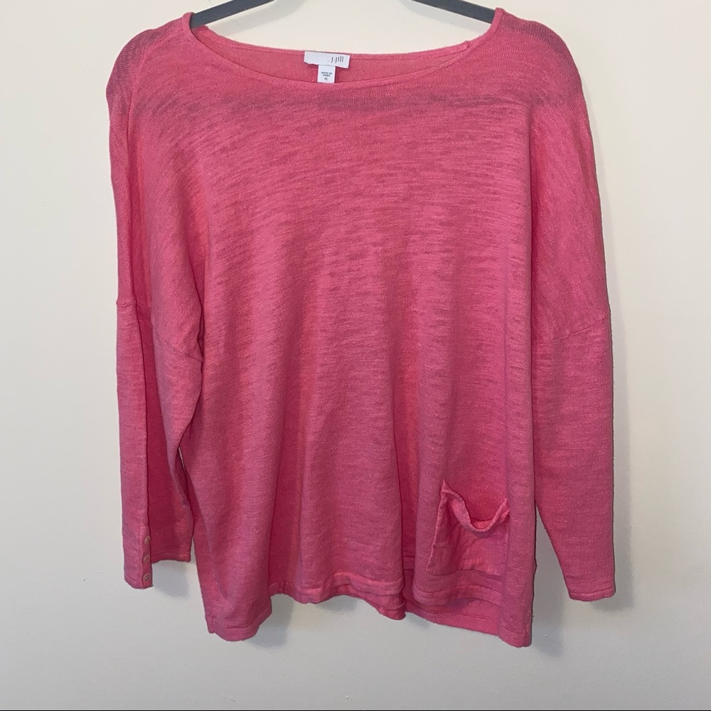 J Jill Linen & Cotton Blend Top size XL
